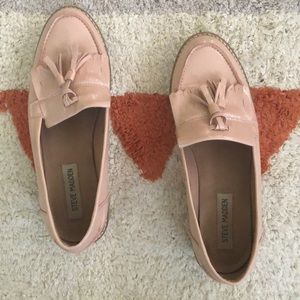 Steve Madden patent leather loafers